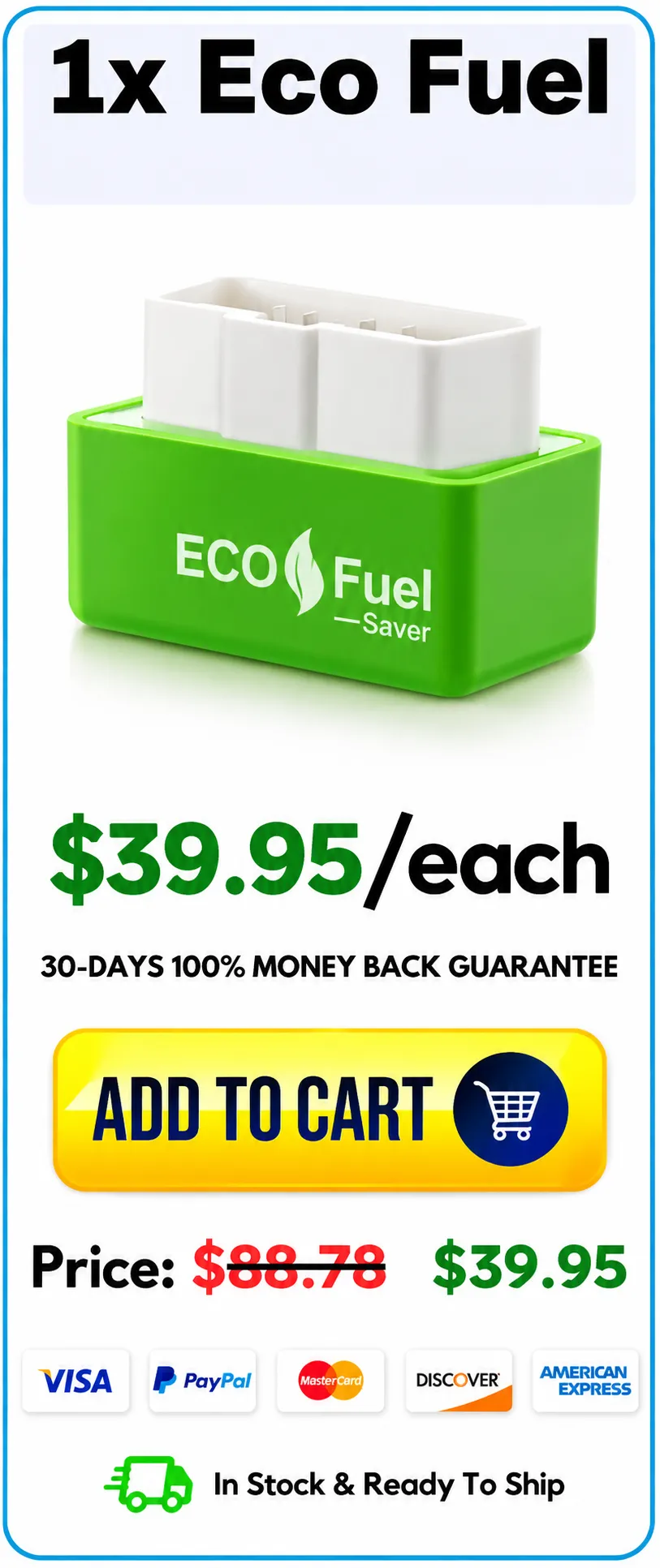 Eco Fuel Saver 1x package