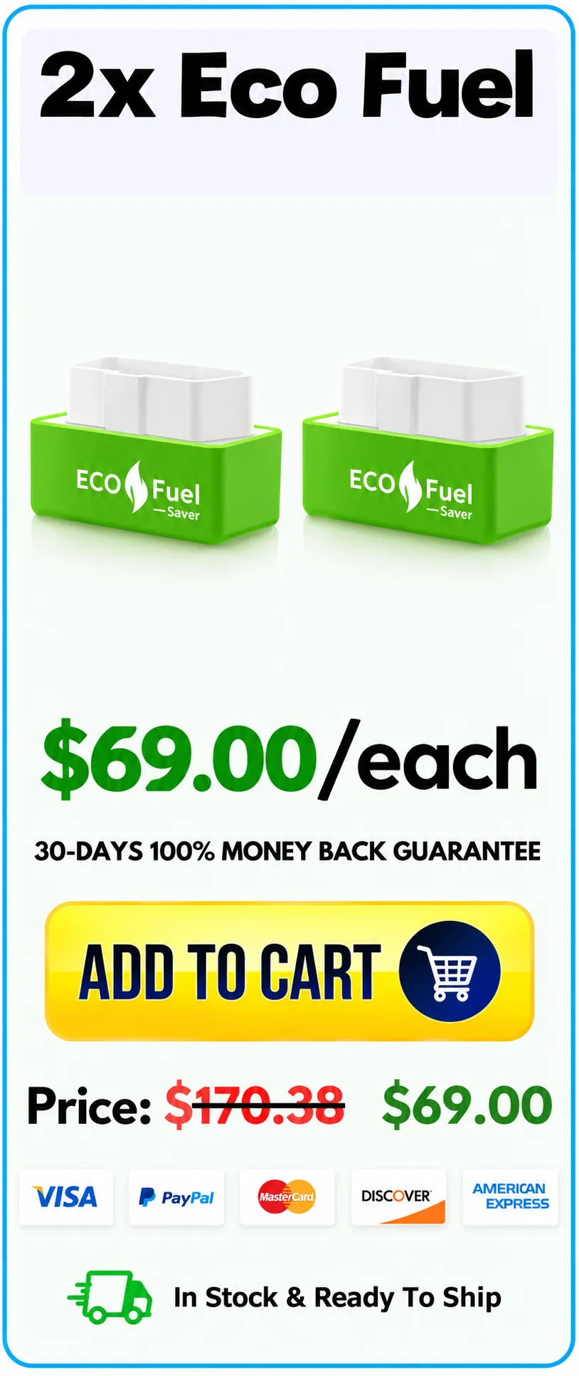 Eco Fuel Saver 2x package